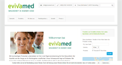 Desktop Screenshot of evivamed.com